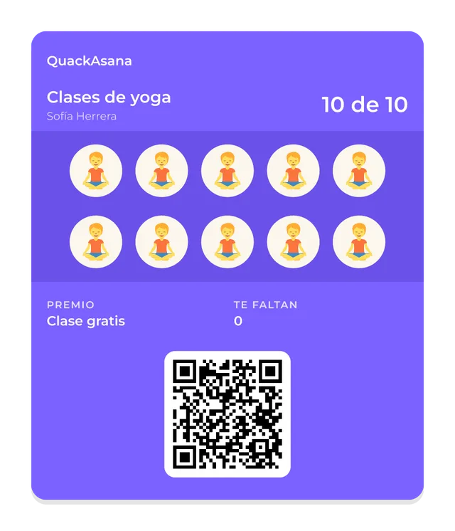Una PatoCard con el premio listo